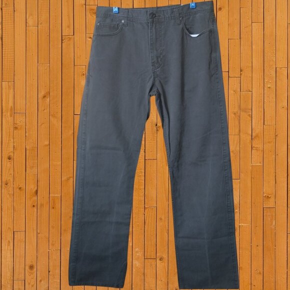 DOCKERS MEN'S 34 D3 CLASSIC FIT 5 POCKET PANTS DARK KHAKI WORKWEAR CLASSIC - Picture 1 of 4